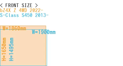 #bZ4X Z 4WD 2022- + S-Class S450 2013-